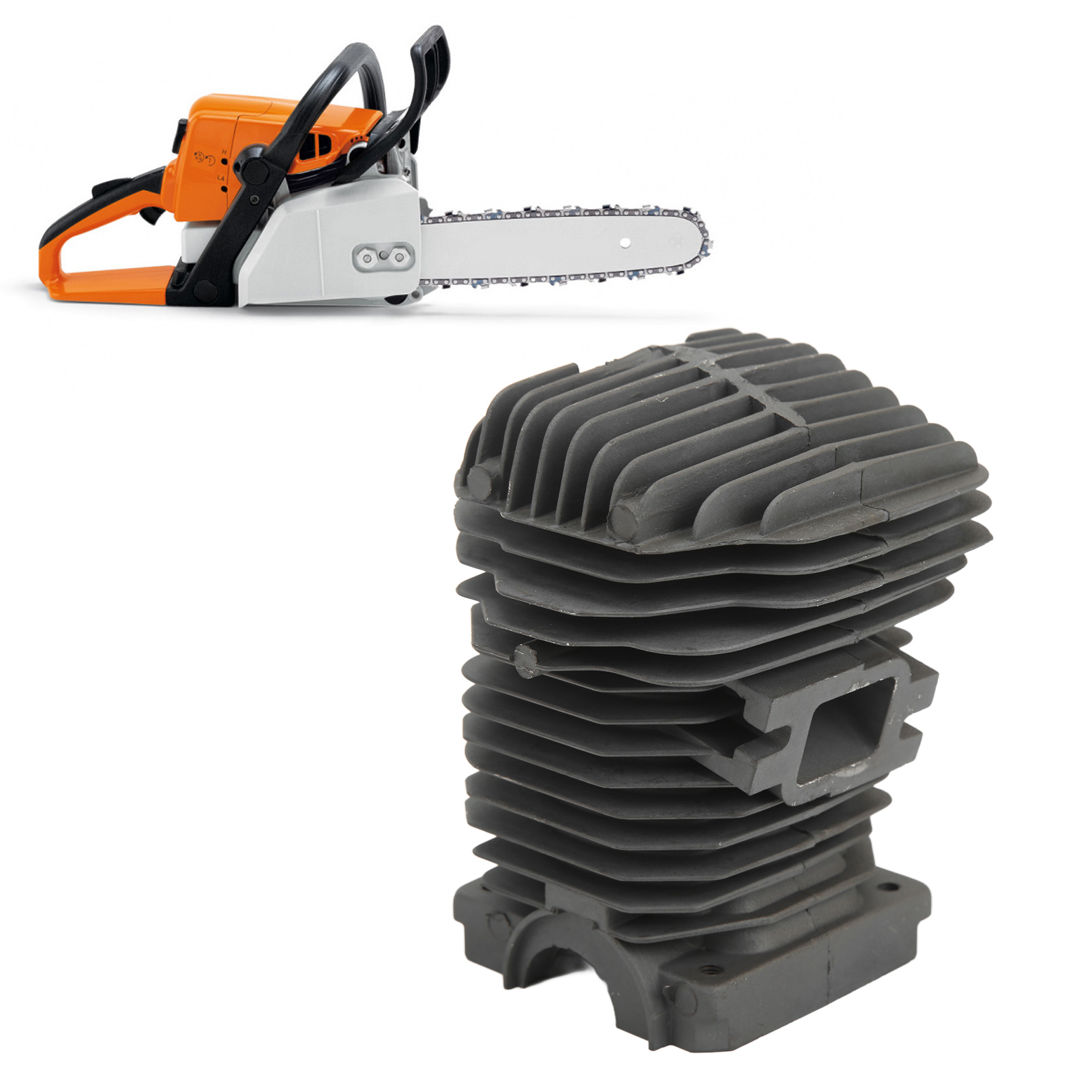 40-mm-kolben-zylinder-set Mit Zylinderfuß 1123 020 1216 Für Stihl Ms210