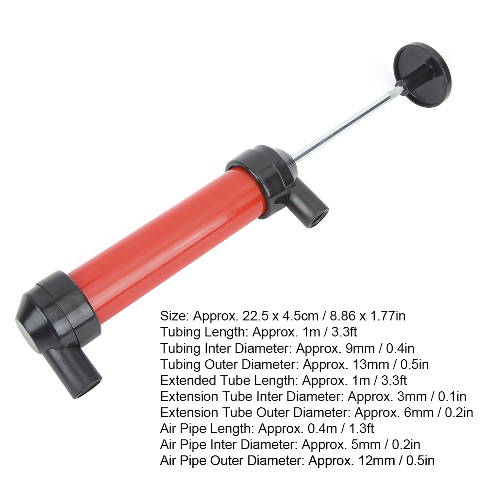 Manuelles Ölsaugrohr-set, Wasserpumpe Und Luftpumpe Für Autonome Fahrzeuge Manuelle Luftpumpe Und Ölsaugvorrichtung.