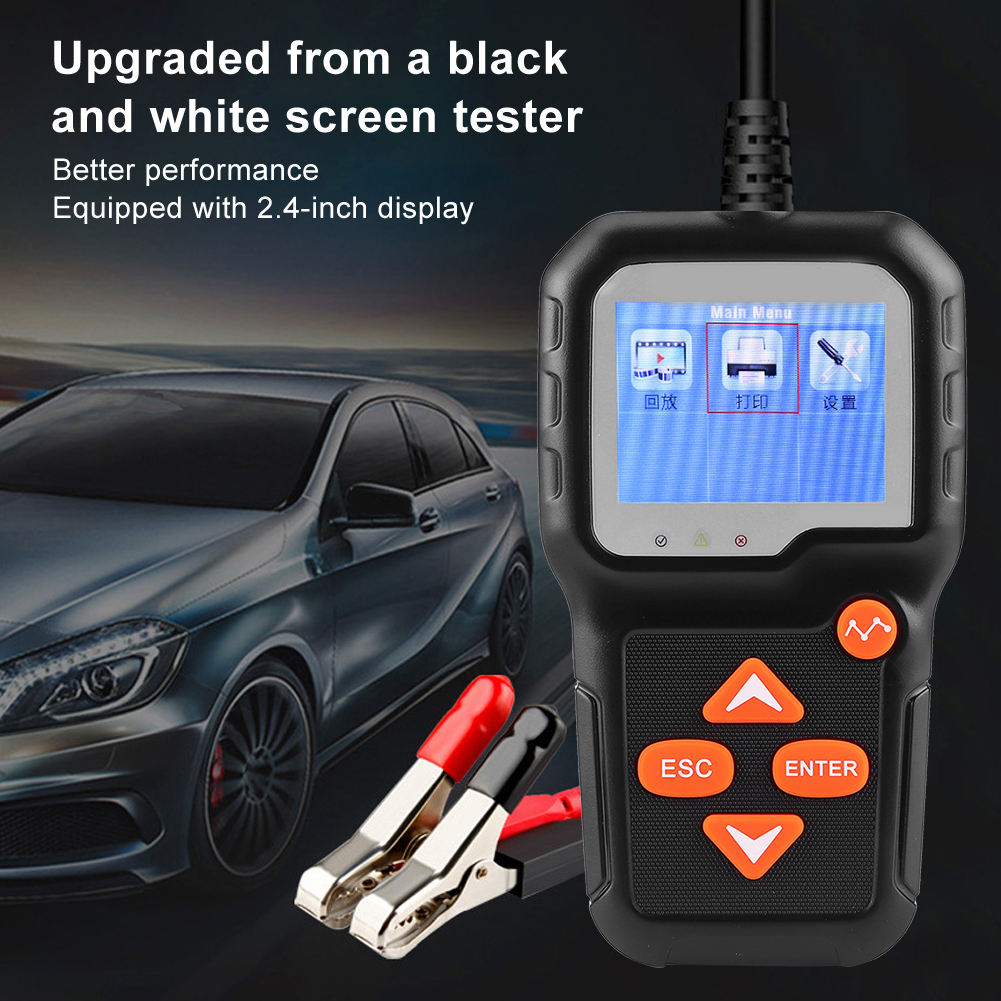 Kw650 Batterietester (6v-12v) Für Autos, Motorräder, E-bikes Und Rasenmäher (geprüfte Marke)