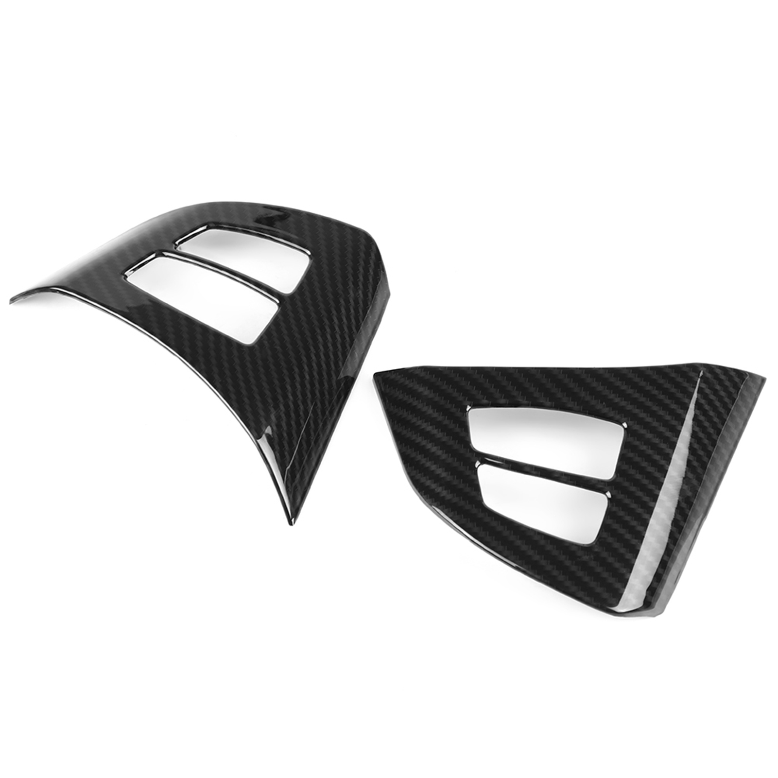 Lenkradknopf-zierleistenset Für Bmw X5 E70 (2008-2013) (2-teilig, Carbonfaser-optik)