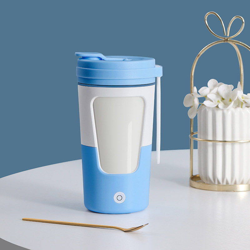 Coffee Boy Vollautomatischer Mixbecher, Wiederaufladbarer Blauer Elektrischer Shaker, Ideal Für Fitness Und Proteinpulver. Wiederaufladbar.