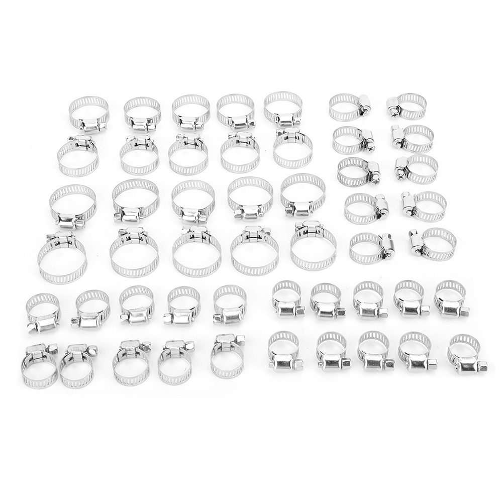 50 Edelstahl-schlauchschellen (10 Stück 8 Mm Und 10 Stück 25 Mm)