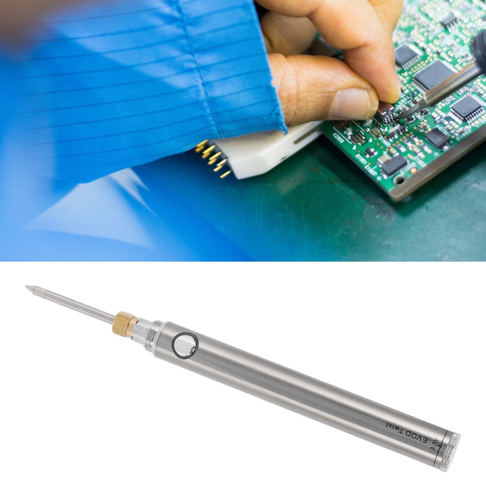 Kabelloses Lötgerät Mit Ladefunktion (silber) – Lötgerät Mit 510er-schnittstelle