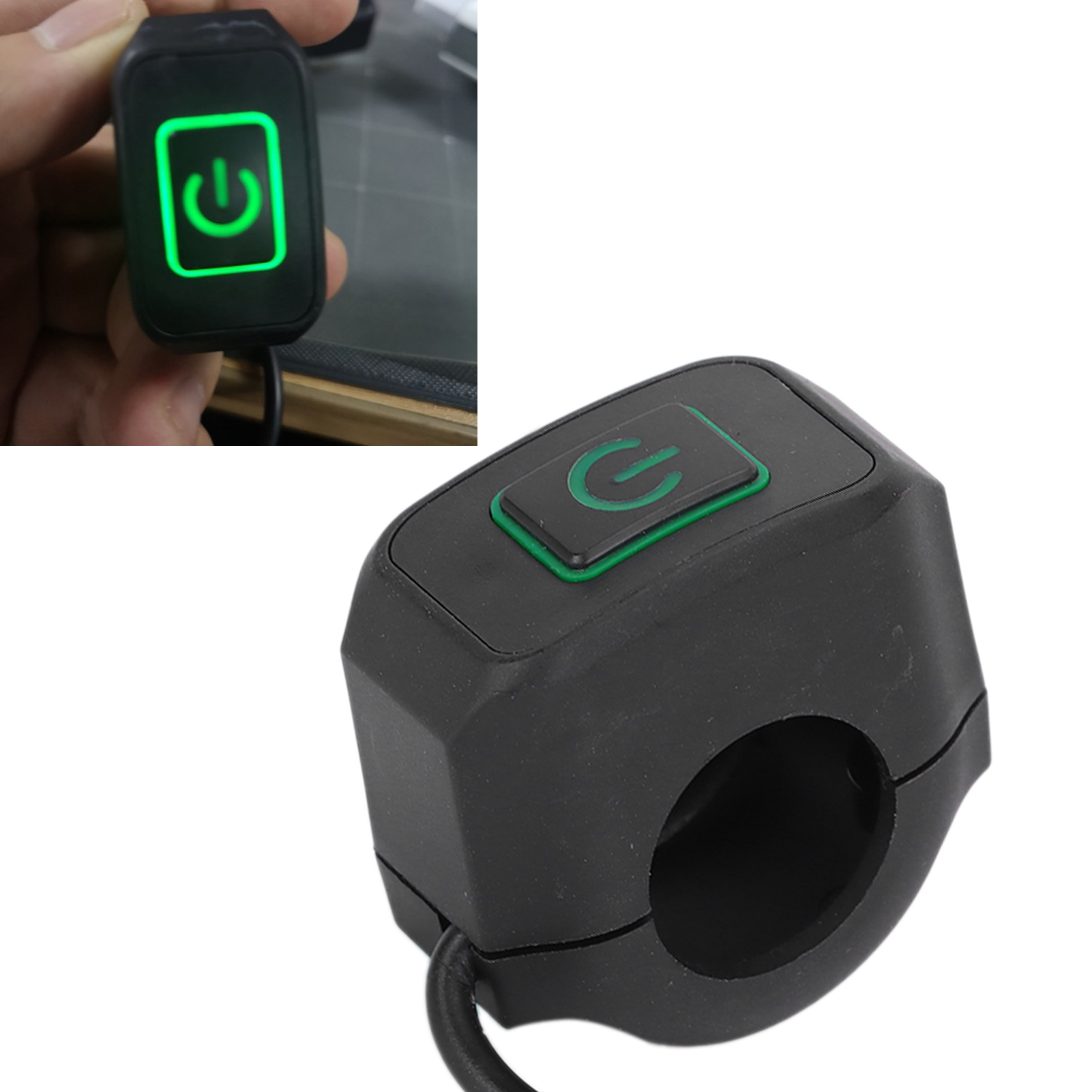 Universalschalter Für 22-mm-motorradlenker (grün)