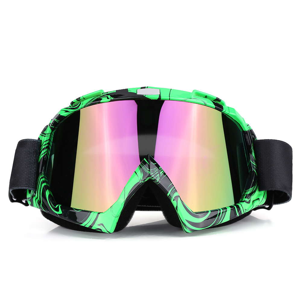 Schutzbrille Für Geländemotorräder (bsd0903) (grüne Gläser)