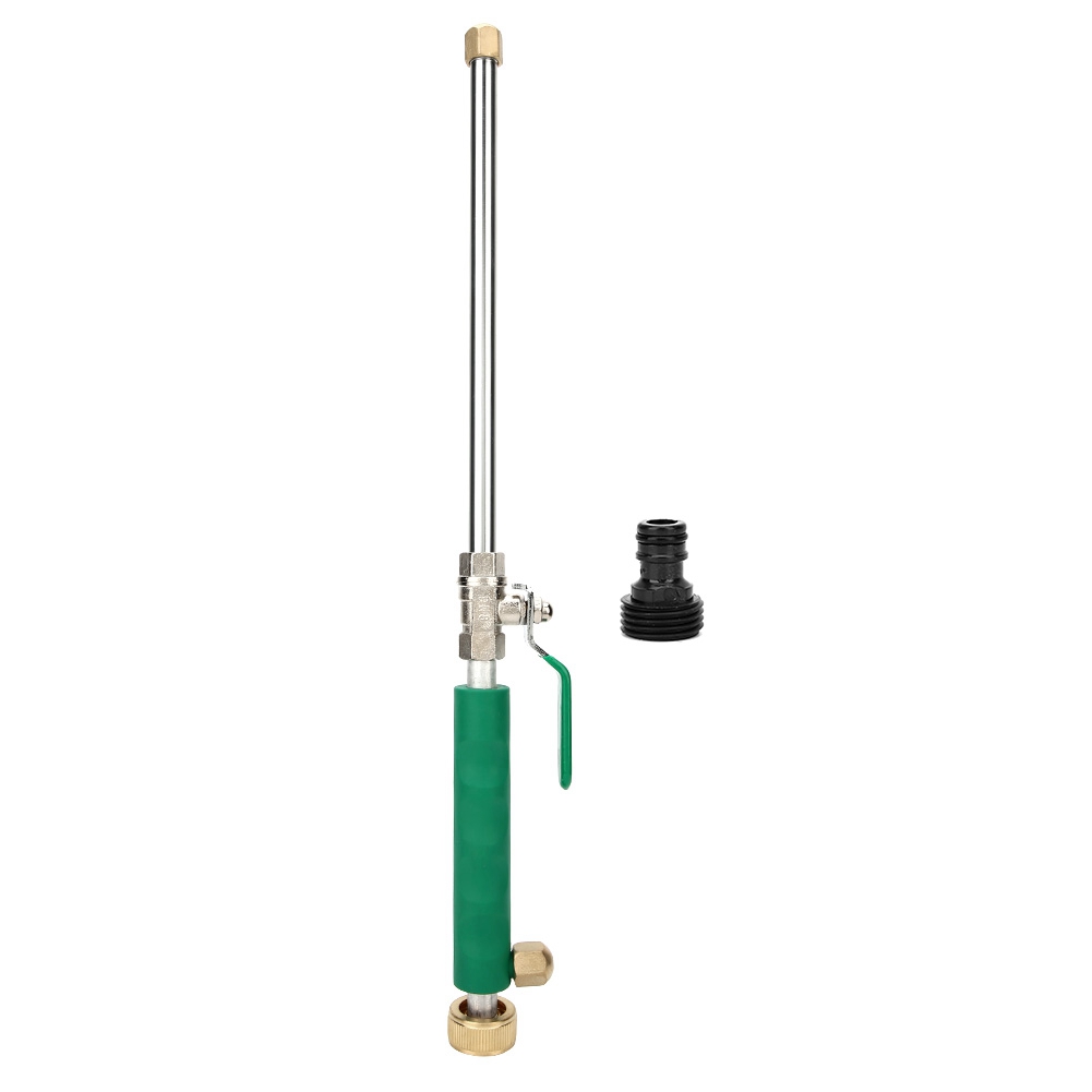 Autowaschzubehör, Autowasch-wasserpistole, Einstellbarer Wasserdurchfluss, Grün.