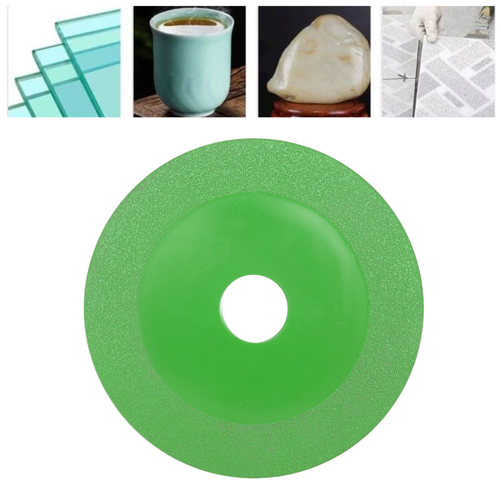 Glastrennscheibe: Grüne Glastrennscheibe, Ultradünnes Diamantsägeblatt, Sägeblatt Zum Schleifen Von Weinflaschen.