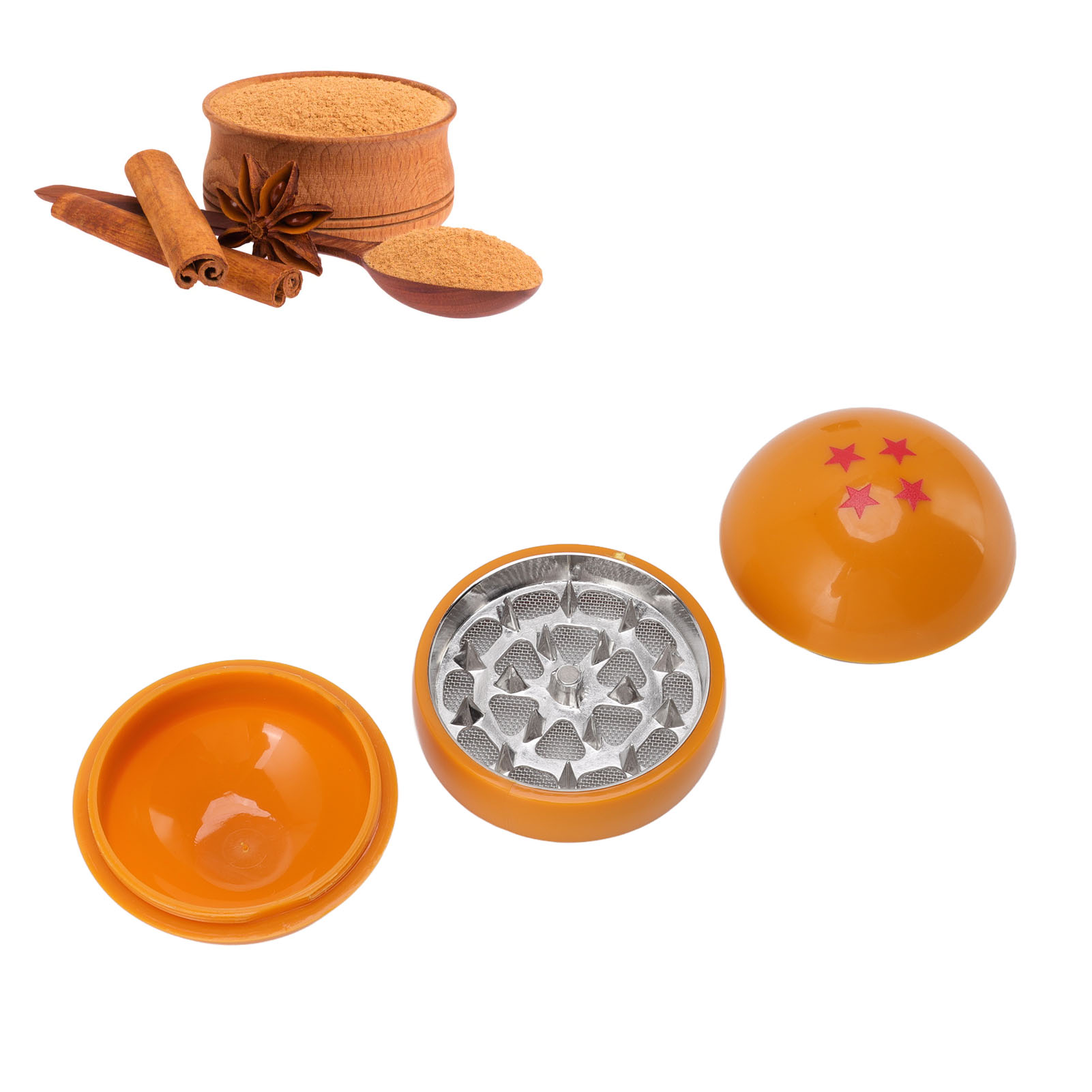 Dragon Ball Grinder, Handmühle, Gewürzmühle, 3-stufige Mühle Mit Filter.