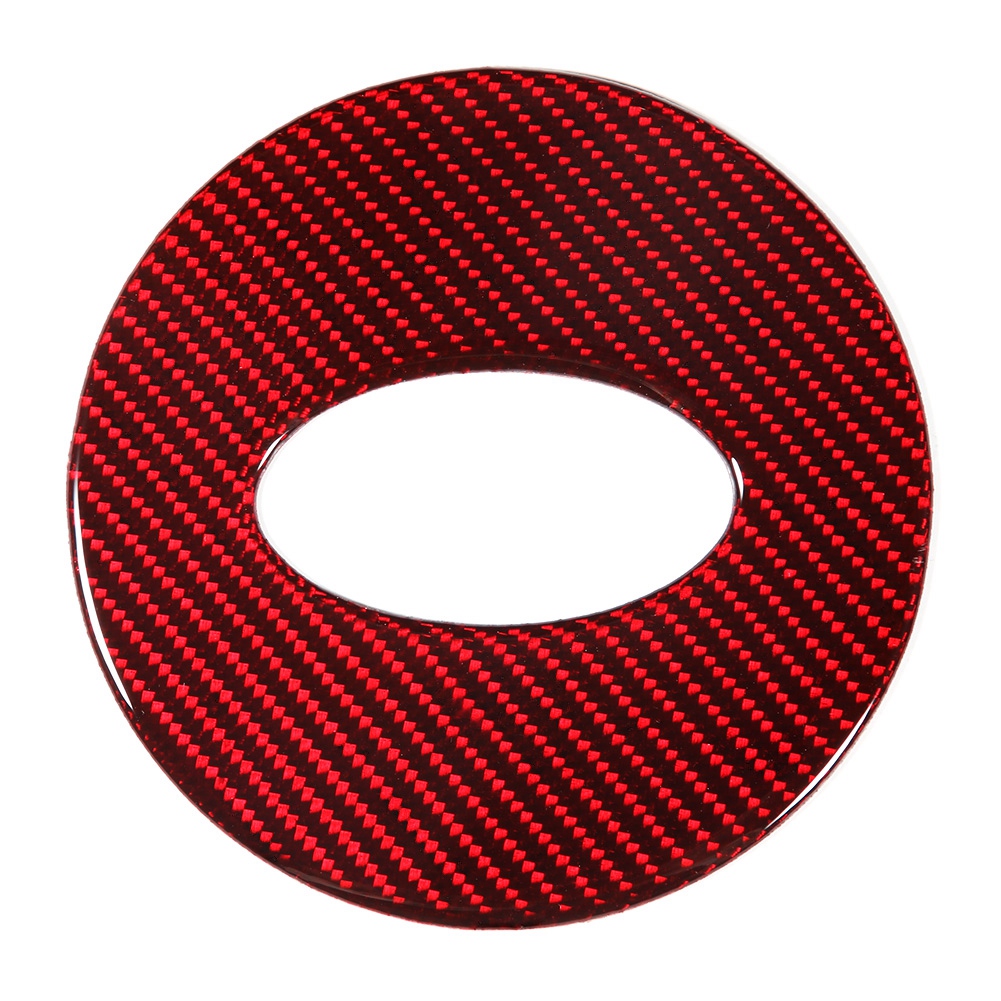 Lenkradverkleidungsset Für Subaru Forester 2013-2018, Carbonfaser, Rot, 1-teilig, Linke Seite