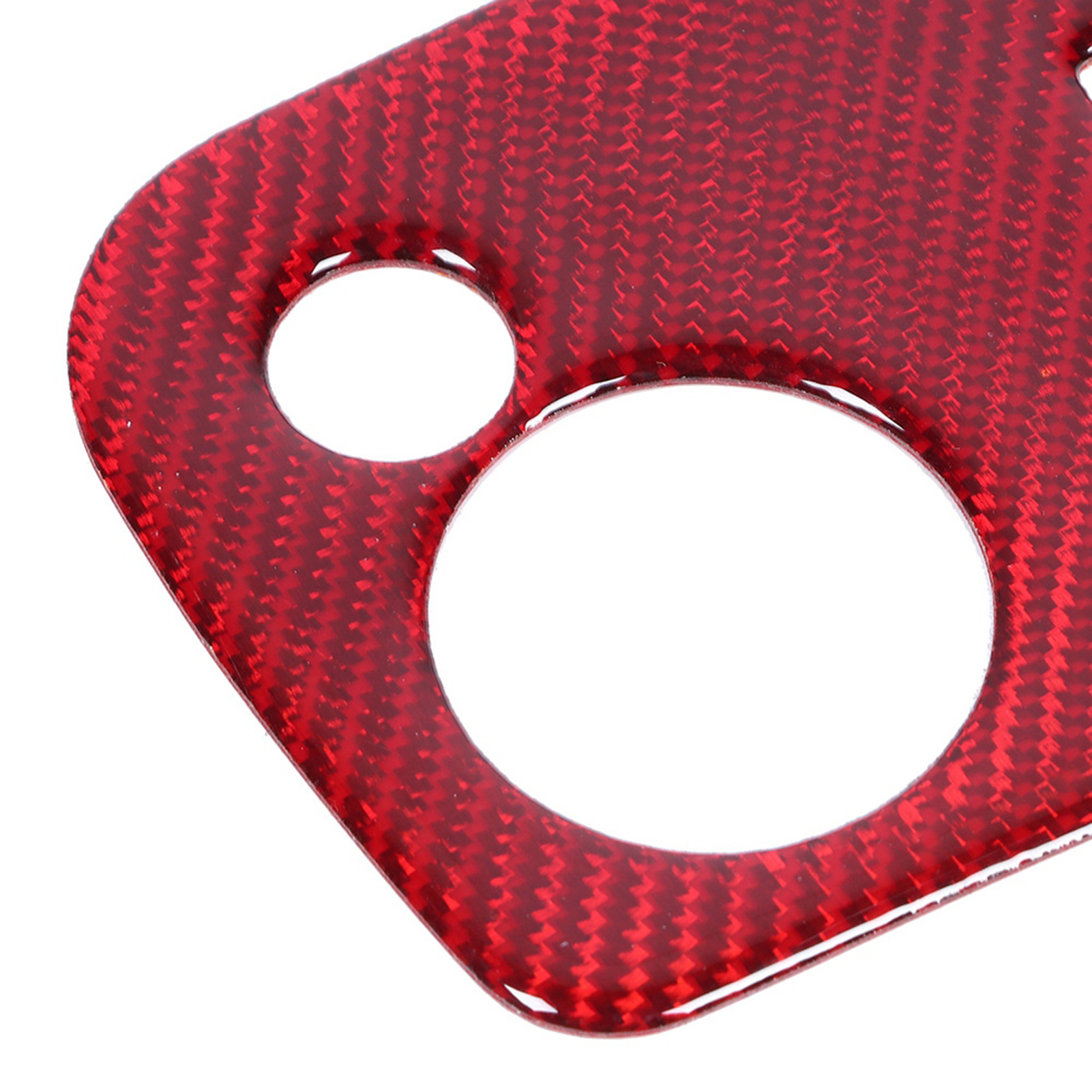 Leselampen-zierleisten-set Aus Roter Kohlefaser Für Ford Mustang 09-13 (2-teilig)