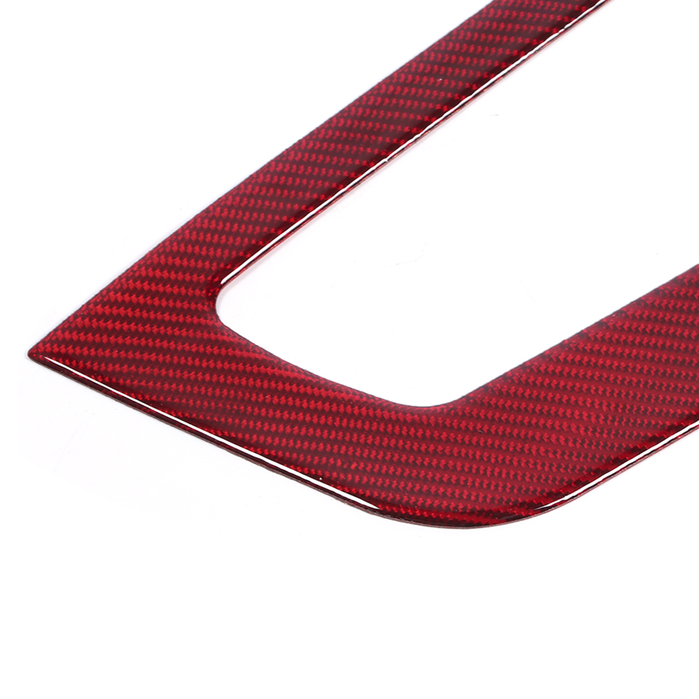 Türverkleidungsset Aus Roter Kohlefaser Für Ford Mustang 09-13 (4-teilig, Übergroß)