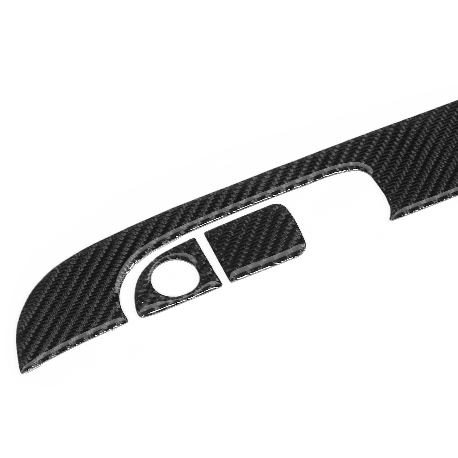 Modifikation Für Dodge Charger (2011–2014): Ablagefach Aus Kohlefaser Für Den Beifahrersitz (3-teiliges Set) (kartonverpackung)