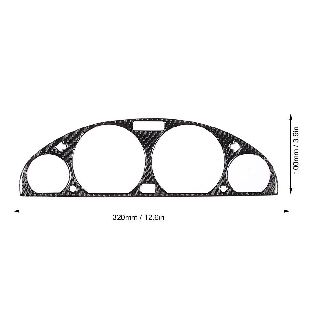 Selbstklebender Zierrahmen Aus Kohlefaser Für Die Mittelkonsole Des Bmw 3er E46 M3 Armaturenbretts