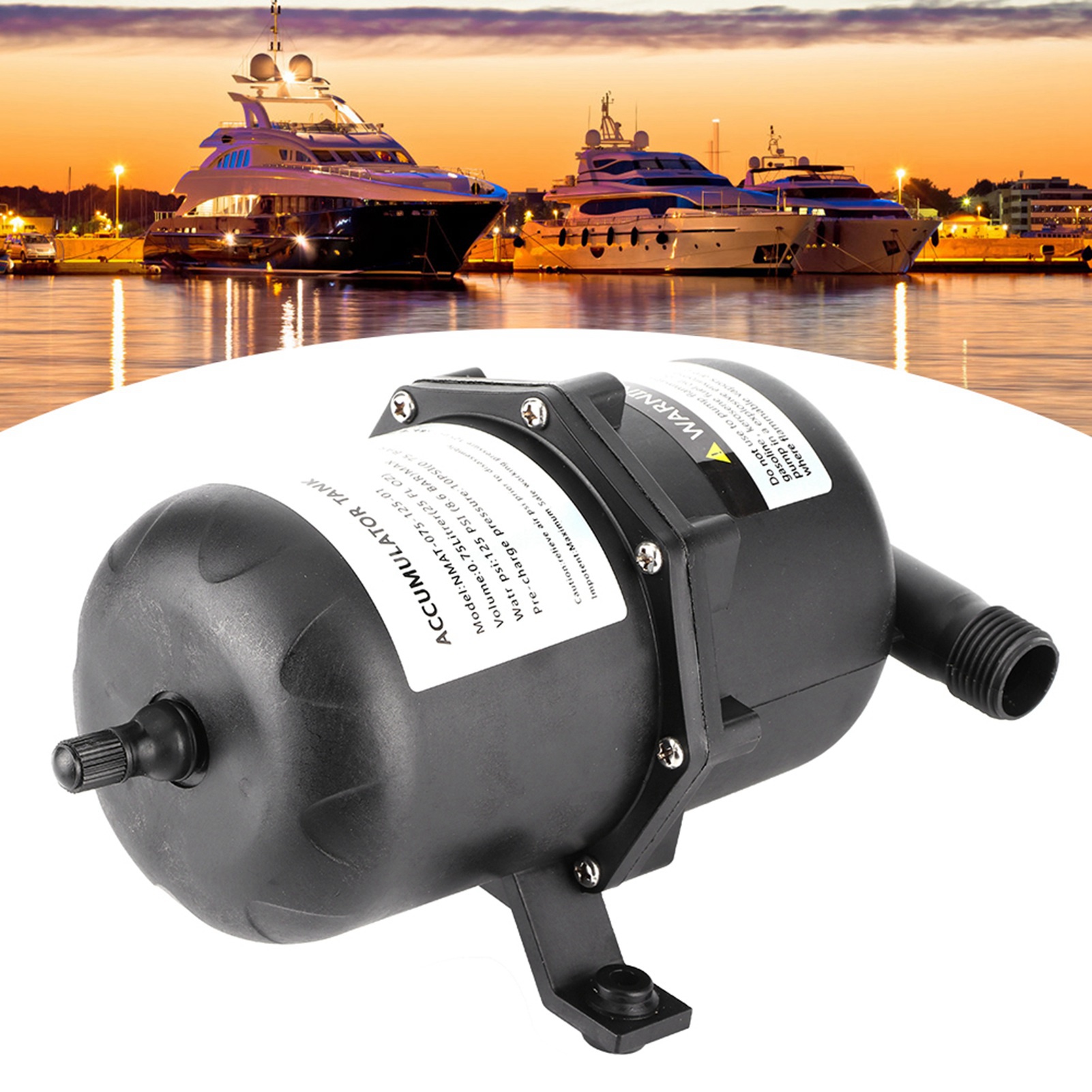 Wasserspeicher Für Marine-wasserpumpen, Wassertank Für Marine-wohnmobile, 0,75 L, 125 Psi