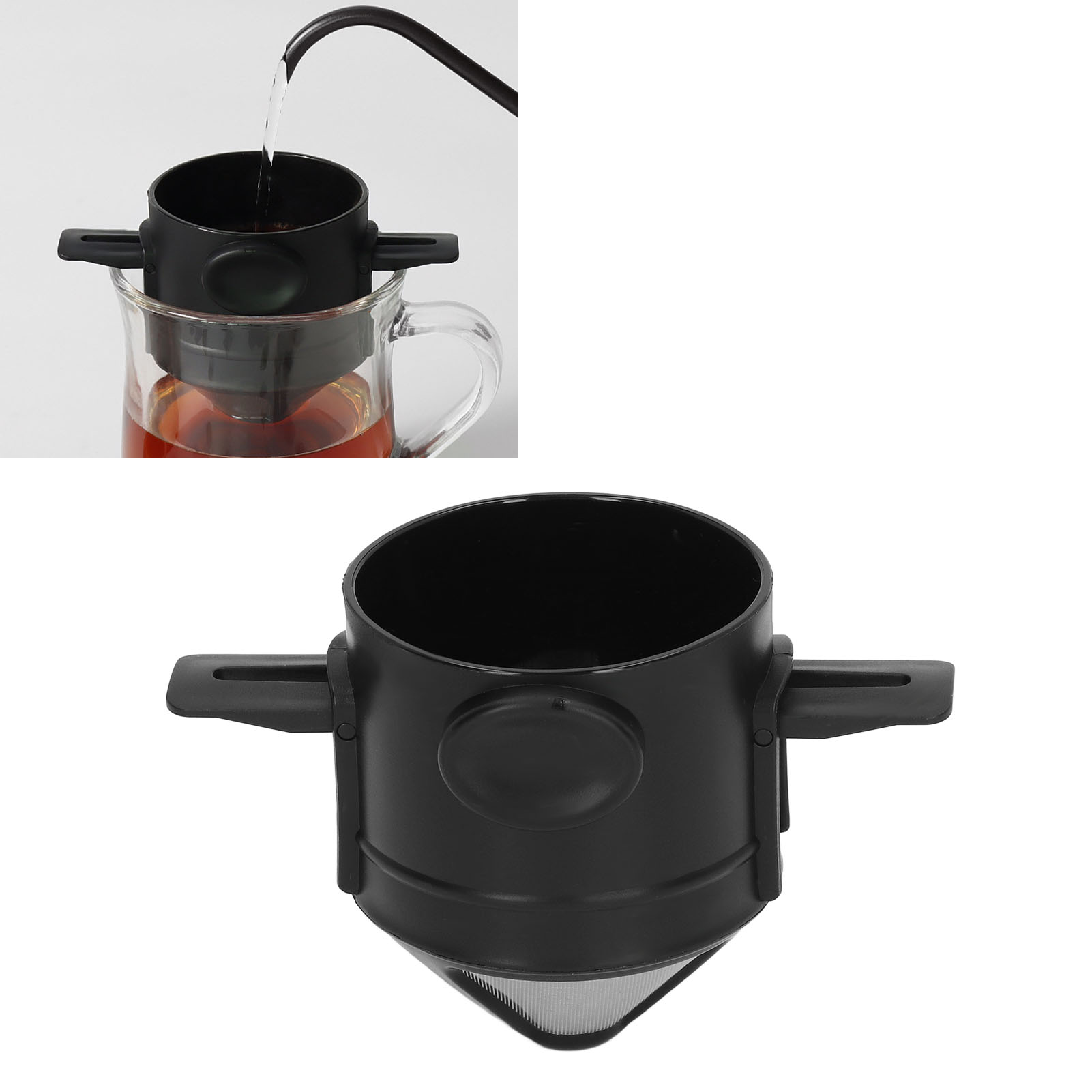 Filterkaffeemaschine Aus Edelstahl 304 Mit Little Angel Kaffeefilter, Tragbare Kaffeemaschine