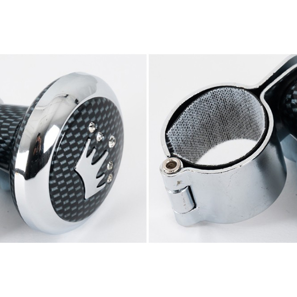 Motorrad-lenkeruhr (schwarz) Mit Universellem Design 22-25 Mm.
