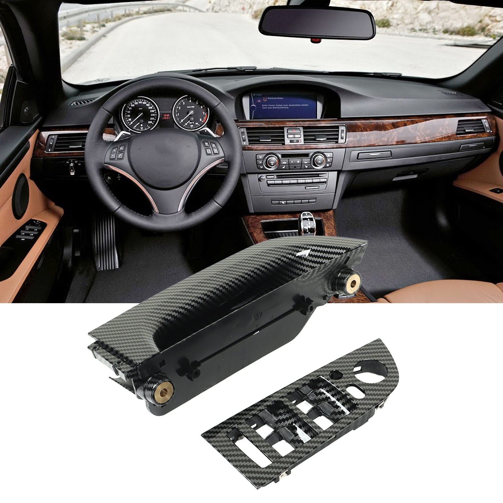 Tür- Und Fensterbedienelemente In Carbonfaser-optik Passend Für Bmw 3er 320i 2007-2014 (linkslenker).
