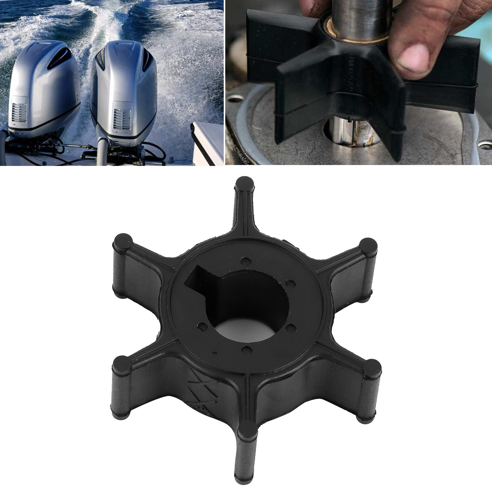 Wasserpumpenlaufrad Für Yamaha 4 Ps Außenbordmotor 6e0-44352-00