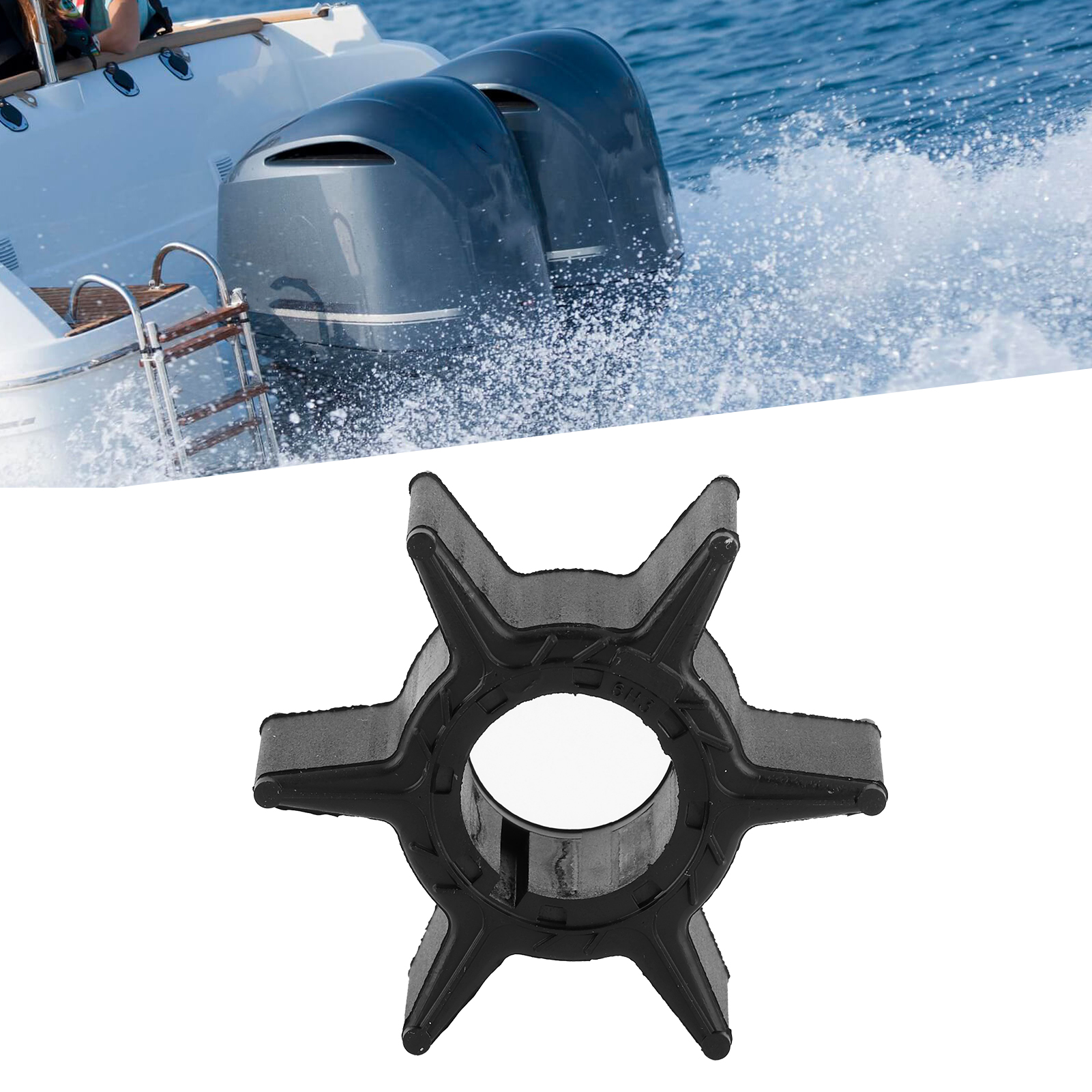 Wasserpumpenlaufrad Für Yamaha Außenbordmotor 6h3-44352-00 (40-70 Ps)