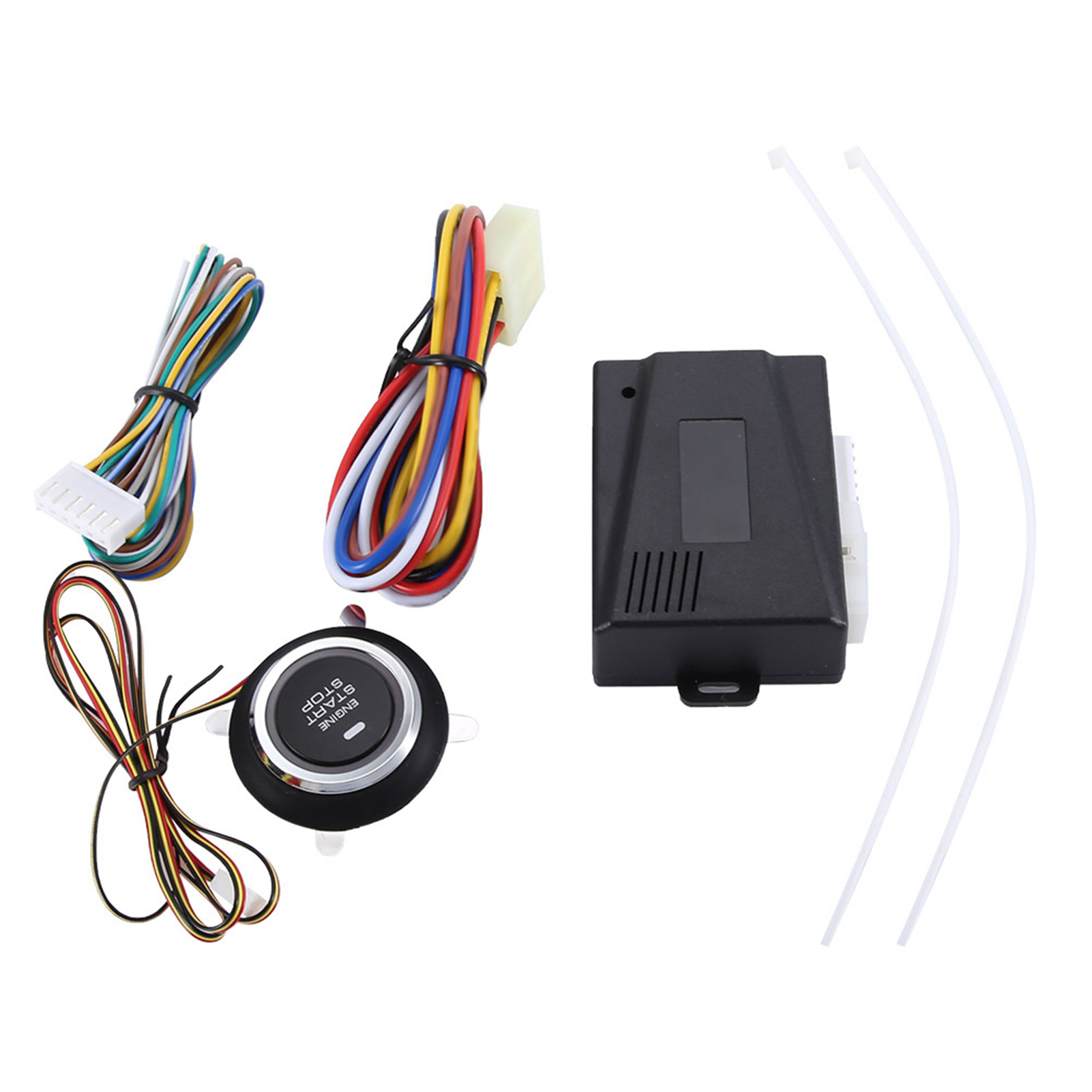 Schwarzes Und Mehrfarbiges Auto-audiokabel, Komplett Aus Kupfer, Rca-draht, 4,8 M.