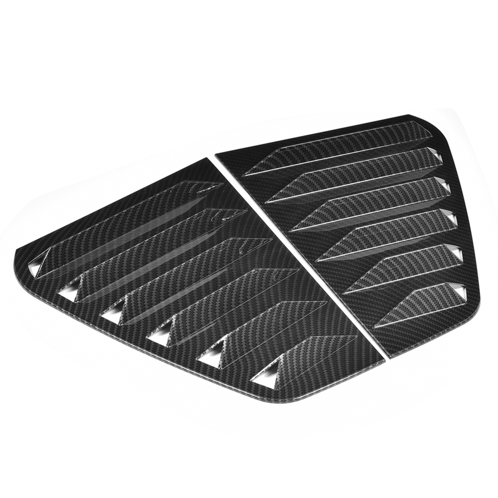 Fahrzeugmodifikation 13-20: Volkswagen Golf Mk7 Seitenfenster-lufteinlass-zierblenden (paar, Carbonfaser-optik)