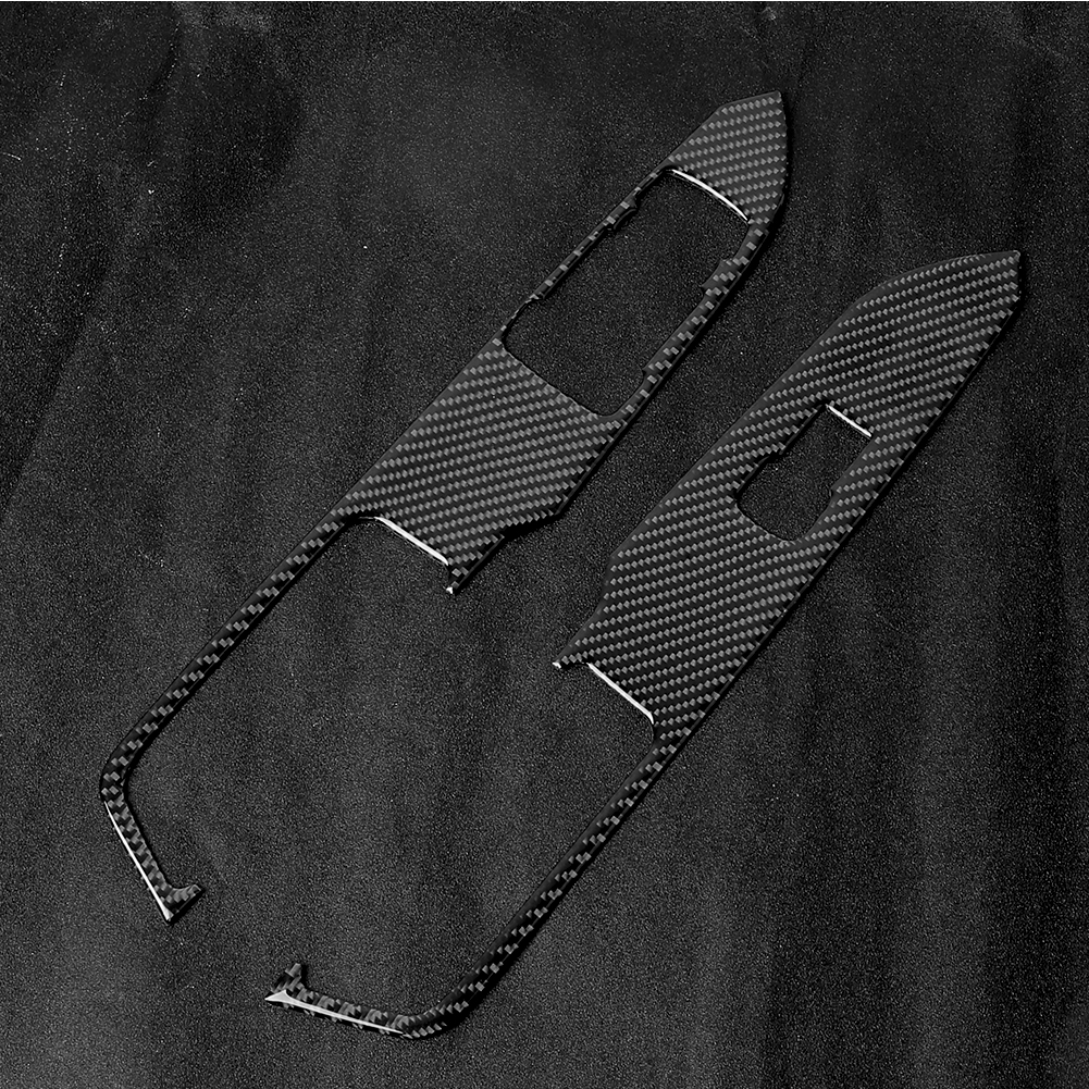 Dekorative Scheinwerferblenden-aufkleber Für Bmw 3er E46 (1999-2004) (set Mit 2 Carbonfaser-teilen, Für Linkslenker)