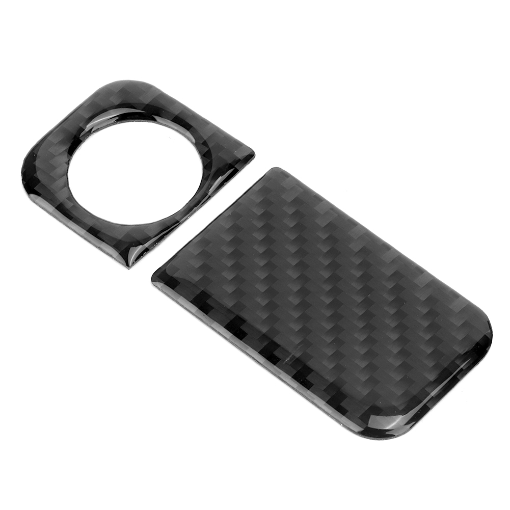 Dekorativer Aufkleber Aus Weicher Kohlefaser Für Den Handschuhfachschalter Des Honda Cr-v (2007–2011) – 2er-pack