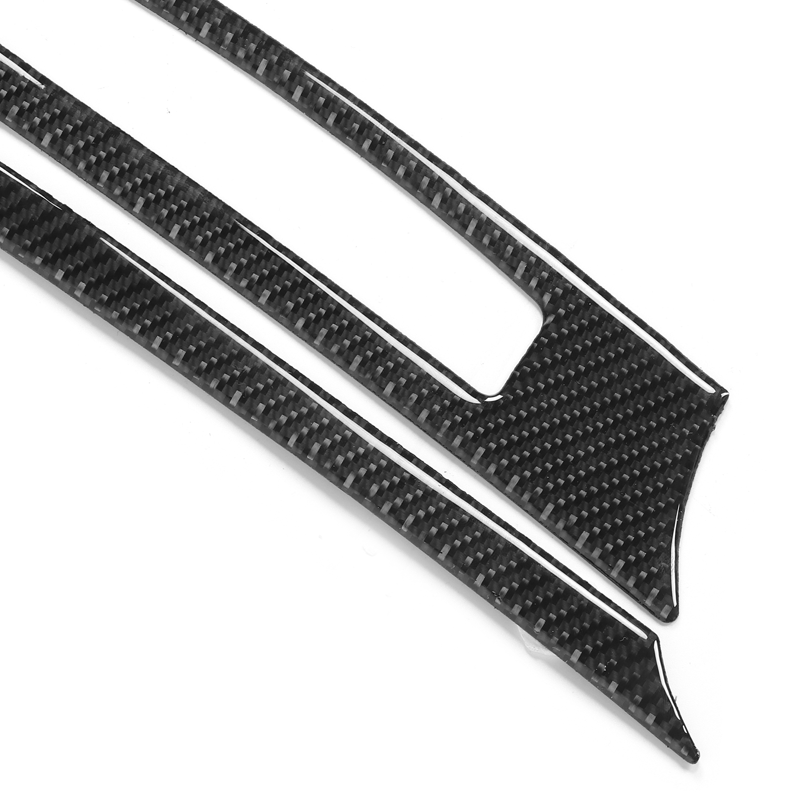 Fahrzeugmodifikation: Mittelkonsolenverkleidung Aus Kohlefaser Für Mitsubishi Lancer 08-16 (2er-set) (linkslenker)