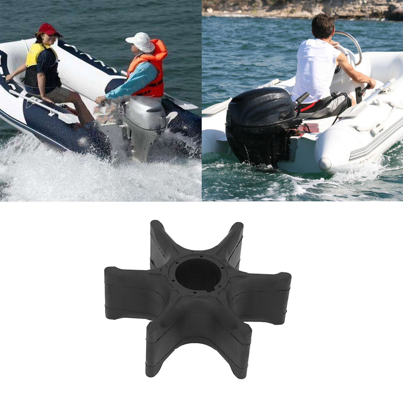 Ersatz-gummilaufrad Für Yamaha Wasserpumpe 6e5-44352-01/115-250 Ps. Hochwertiges Neues Laufrad 6e5-44352-01/02/03
