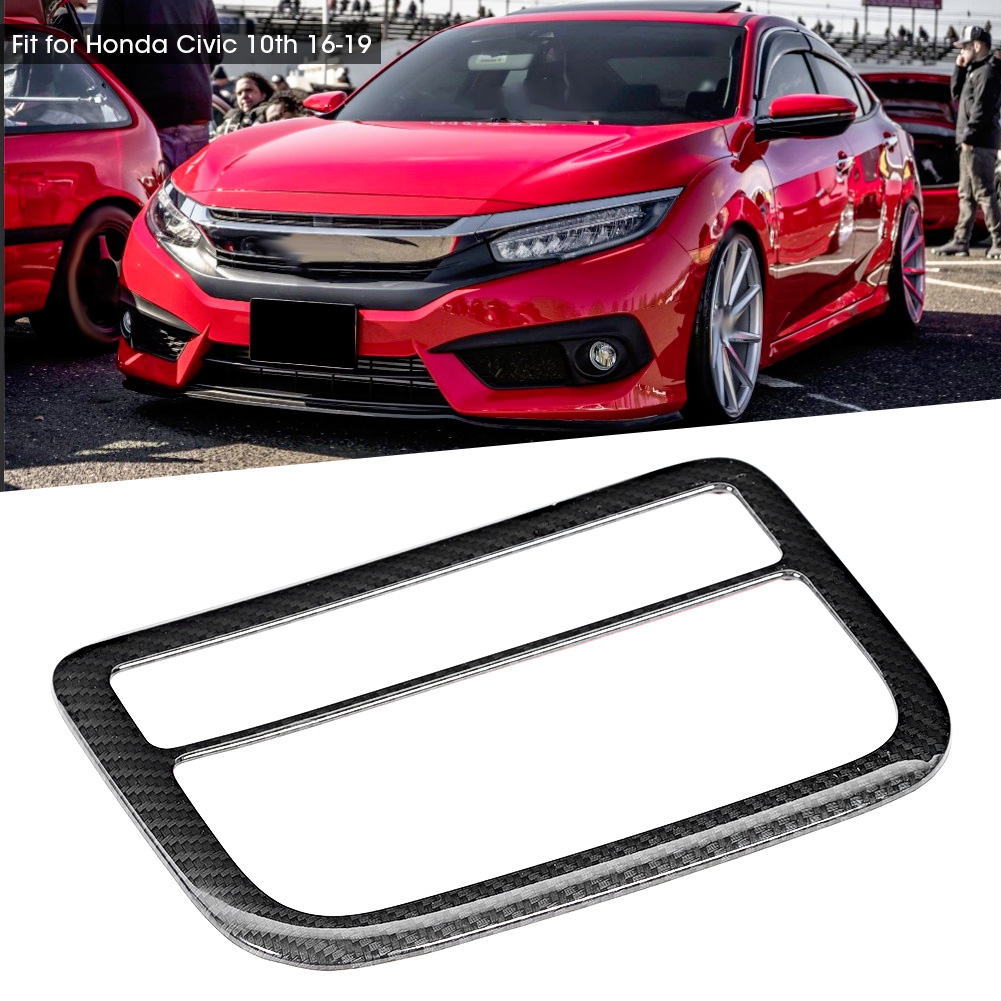 Leselampen-zierrahmen Für Honda Civic Der 10. Generation (2016–2019) Mit Carbonfaser-optik