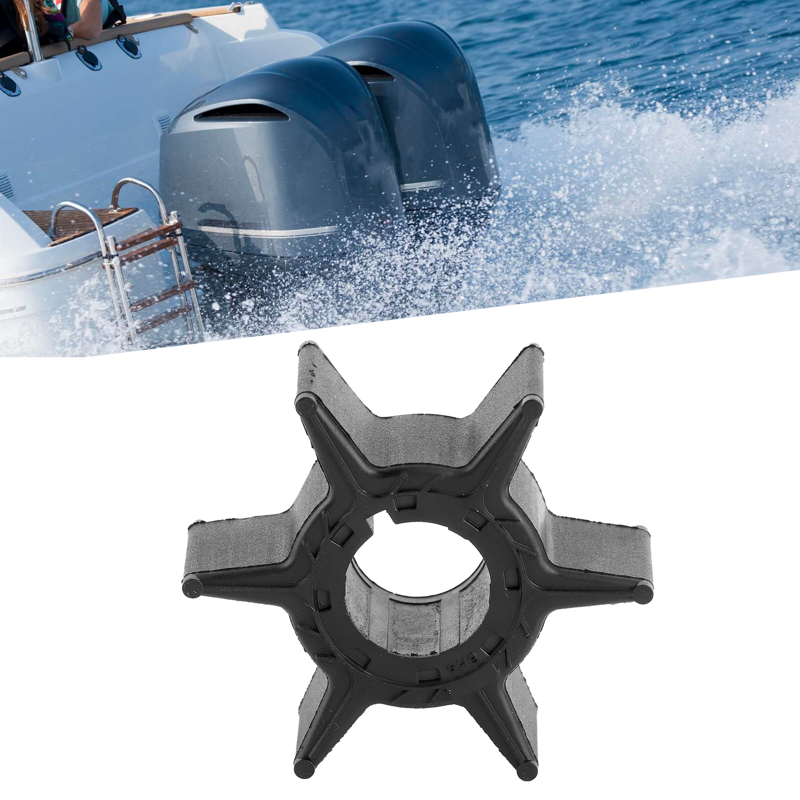 Wasserpumpenlaufrad Für Außenbordmotor 6h4-44352-02 Für Yamaha 30/40/50 Ps Außenbordmotoren