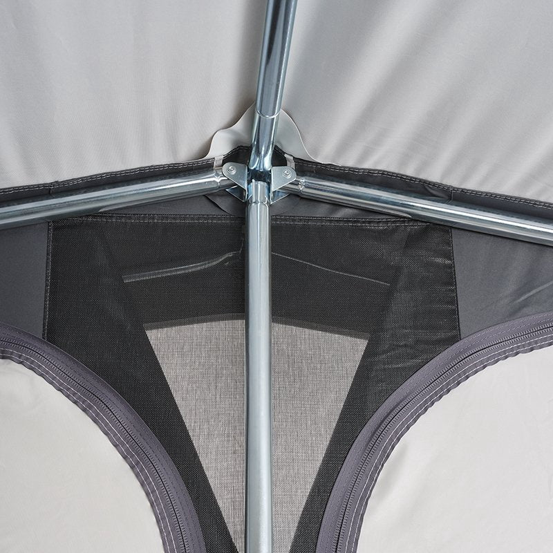 Campout Stahlrahmen 28 Mm Markise 300 (5 Dachträger + 2 Stangen)