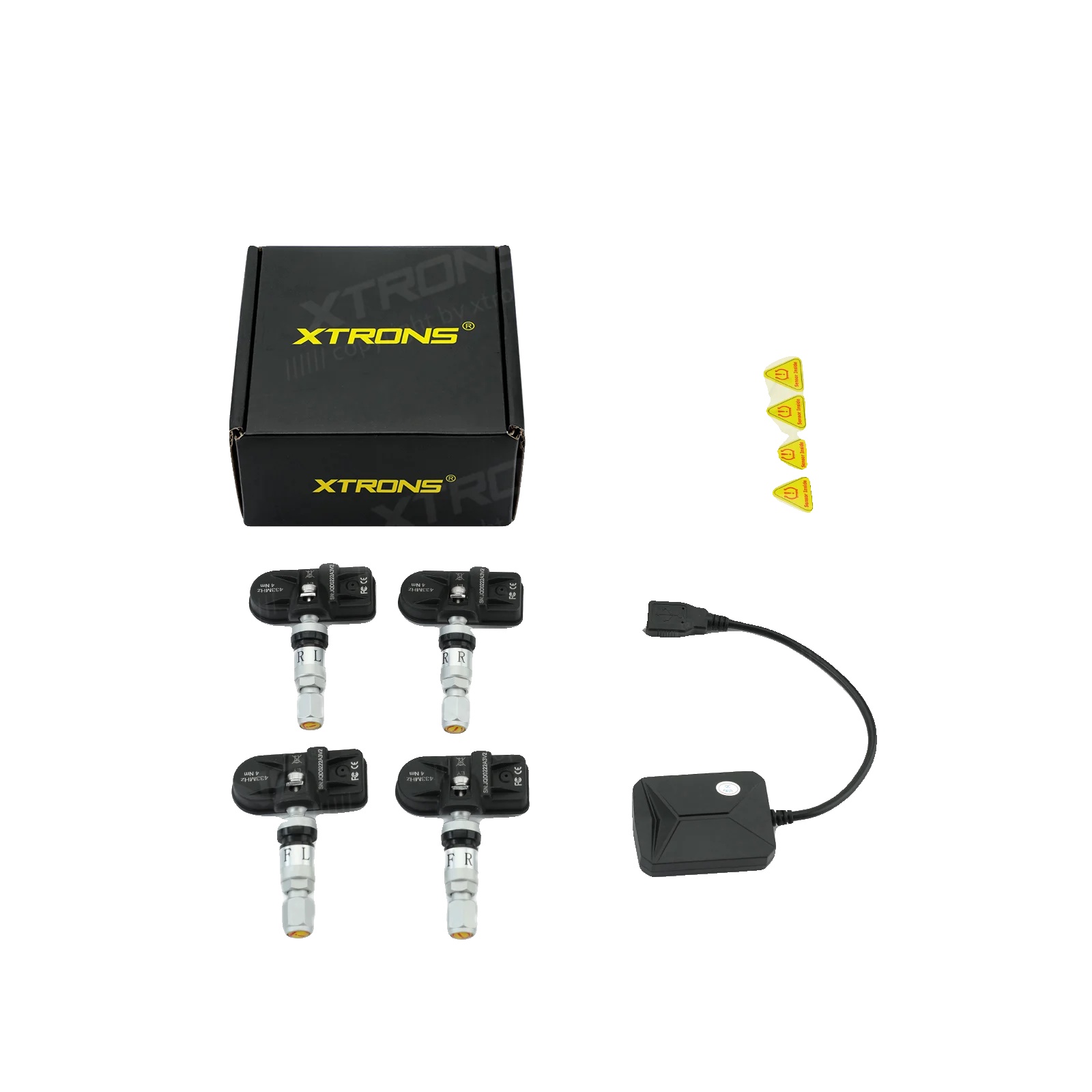 Reifendruckkontrollsystem, Echtzeitüberwachung, Einfache Installation, Tpms08