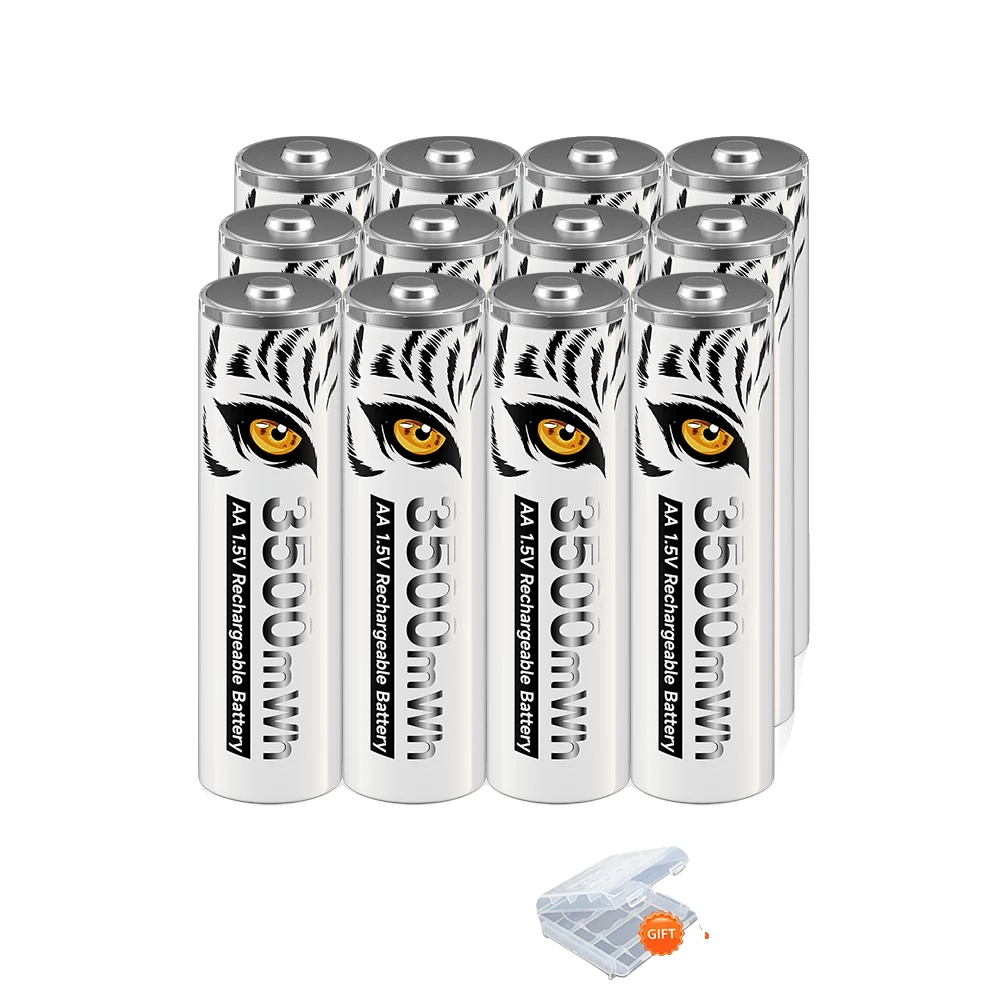 Aa-batterie, 3500 Mwh Kapazität, 1,5 V Spannung, 12 Stück