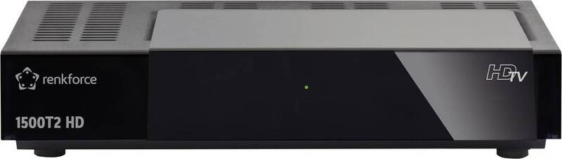 [neuwertig] B-ware Renkforce 1500t2 Hd Dvb-t2 Receiver Schwarz 5000 Sender Hdmi Usb 2.0