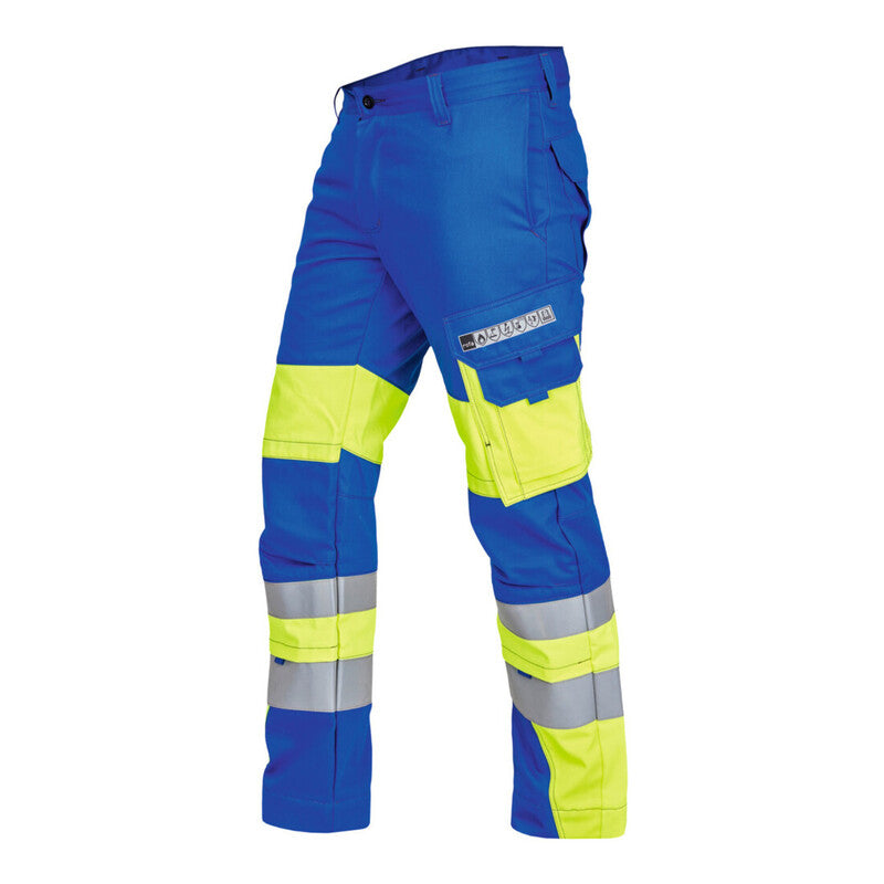 [gebraucht] B-ware Rofa Multinorm-bundhose Herren Vis-line Kornblau Gelb Größe De 98 350g/m² En