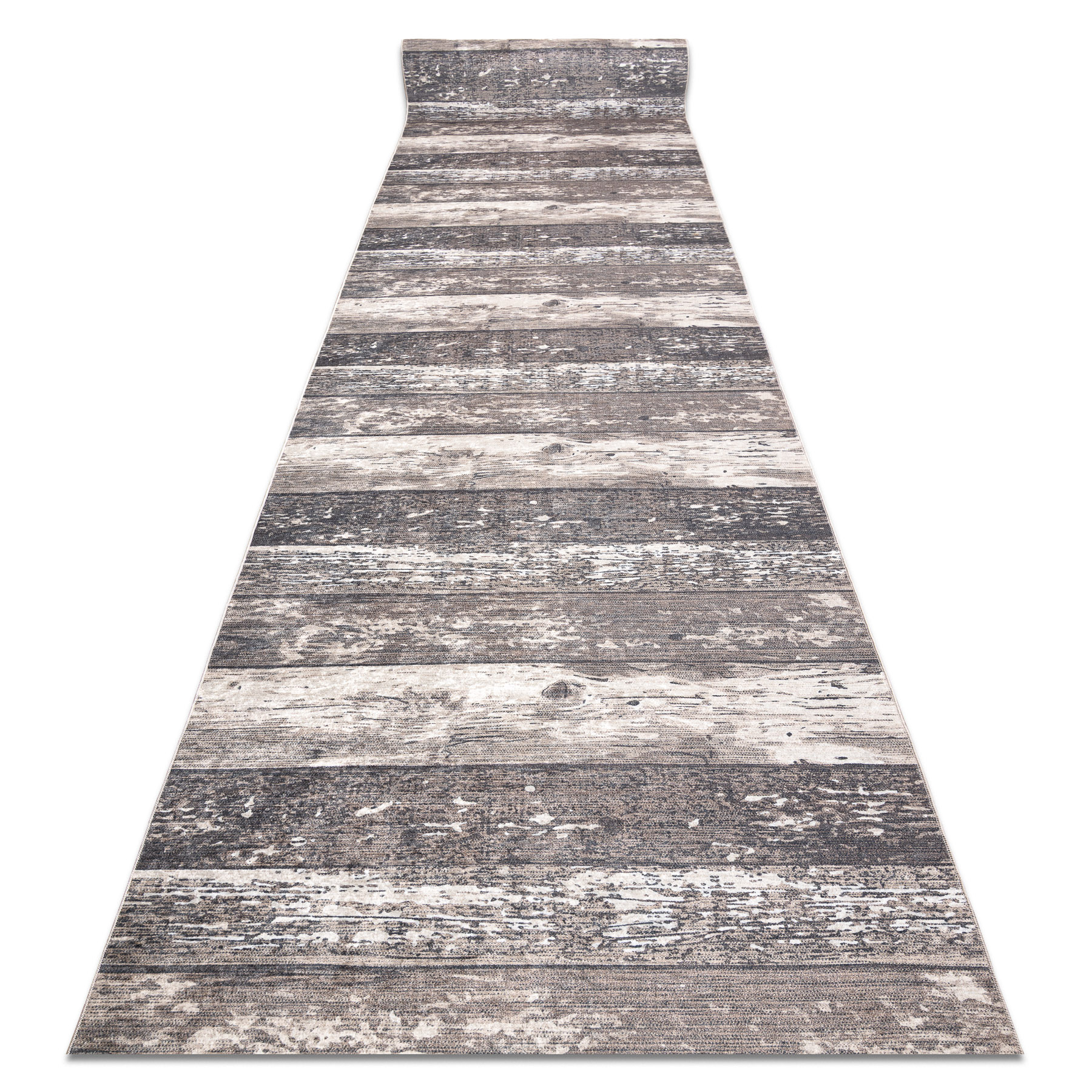 Läufer Antirutsch Lotus Deski 60931 Bretter Beige Zum Waschen 80 Cm Beige 80x700 Cm