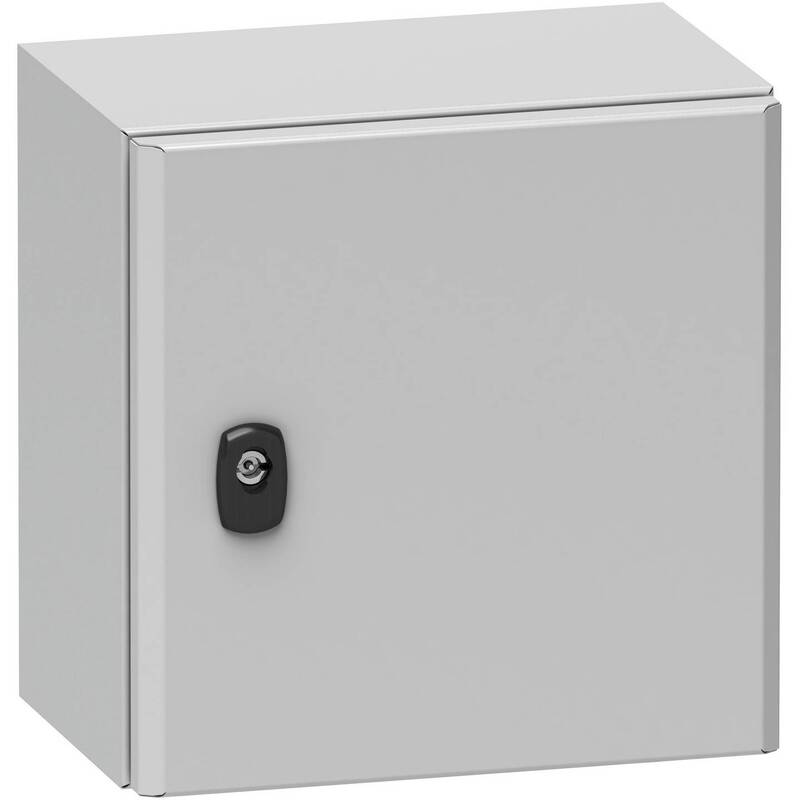 [neuwertig] B-ware Schneider Electric Gehäuse Nsys3dex5420 Stahl Ip66 400x500x200mm Lichtgrau 1 St.