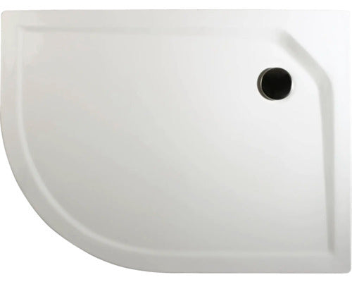 [gebraucht] B-ware Schulte Duschwanne Viertelkreis Asymmetrisch 120x90cm Dusche Badezimmer Wanne