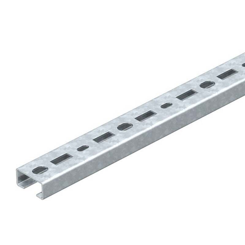 [neuwertig] B-ware Obo Bettermann Profilschiene Kabelschiene Metall 700x30x15mm Robust 10 Stück