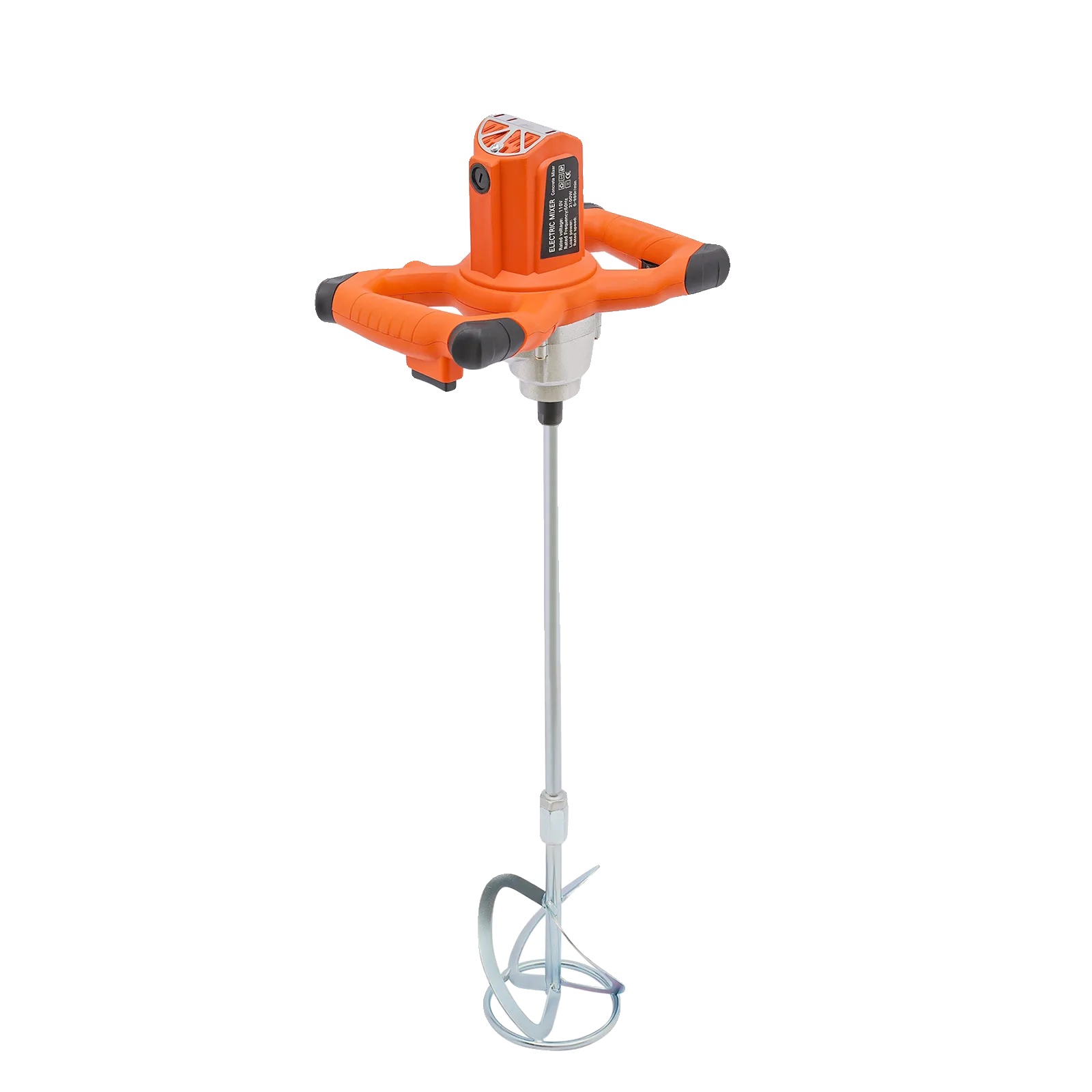 Elektrischer Betonmischer, Einstellbare Geschwindigkeit, Robuste Bauweise, 2100 W