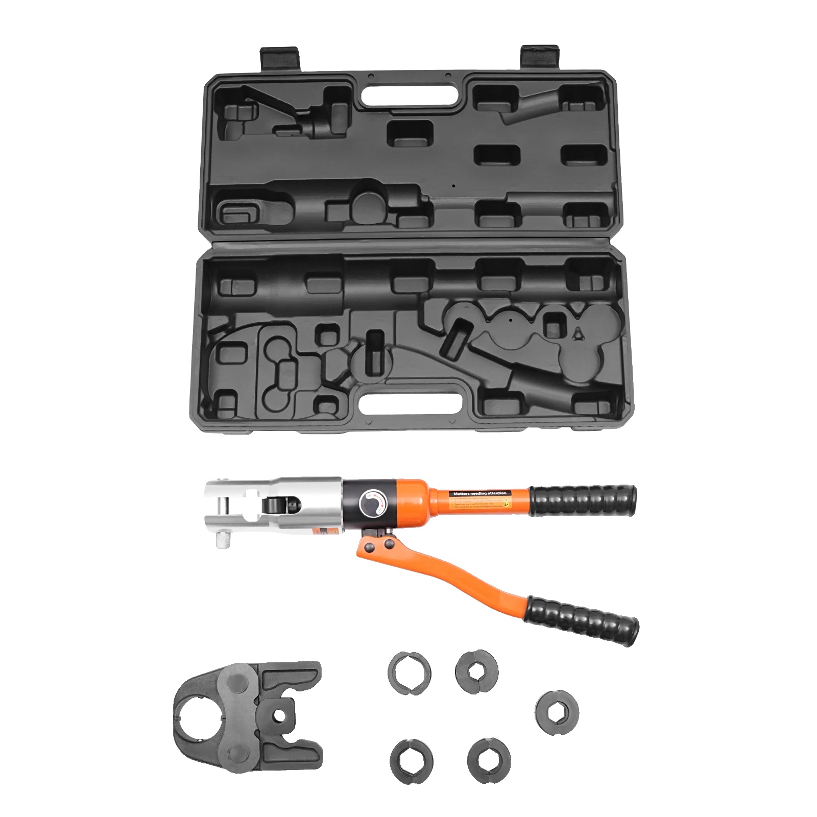 Crimpwerkzeugsatz, Hydraulische Ausführung, Mehrzweckformen, V-förmige Formen