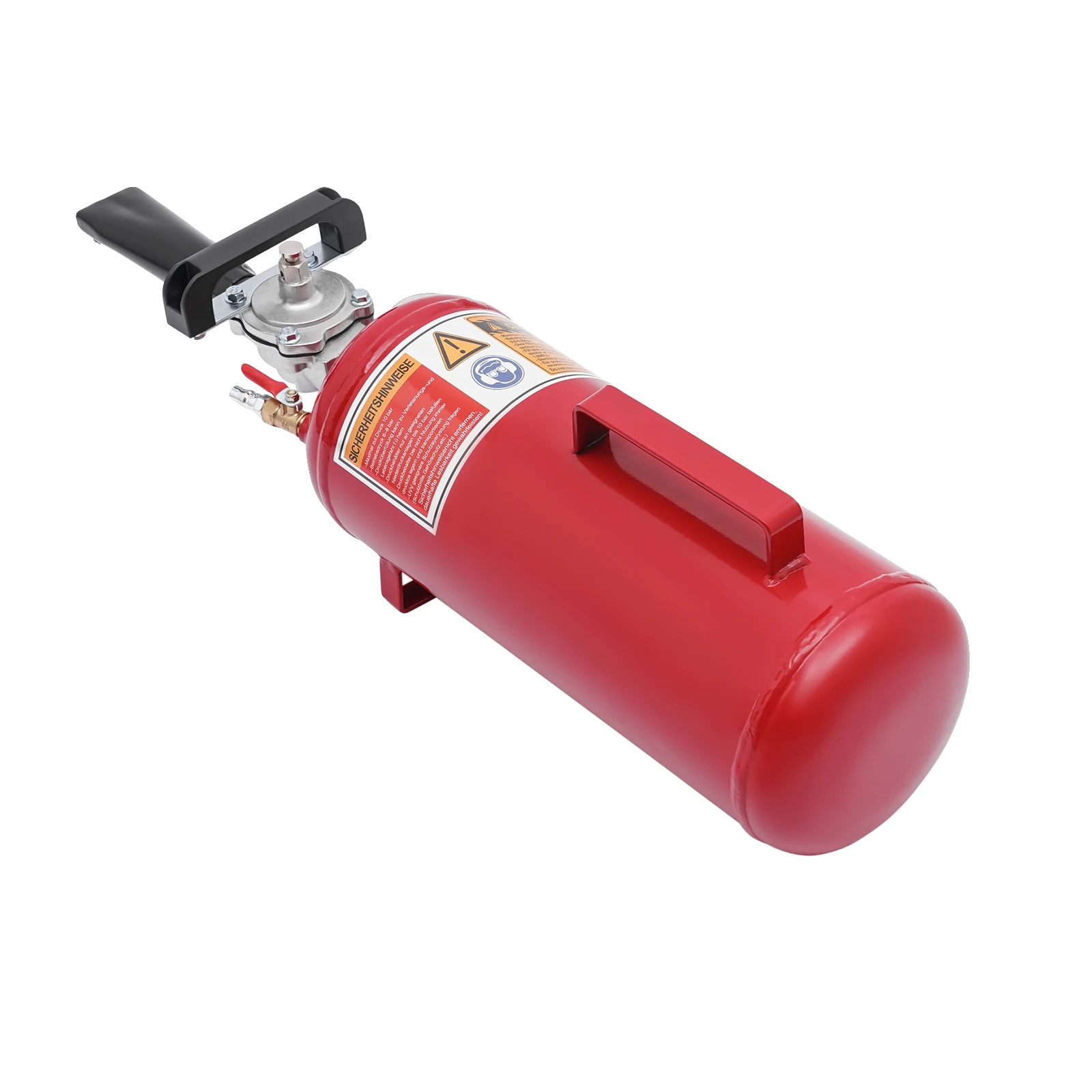Reifenfüllgerät, Schnellaufpumpen, Sicherheitsmerkmale, Rot