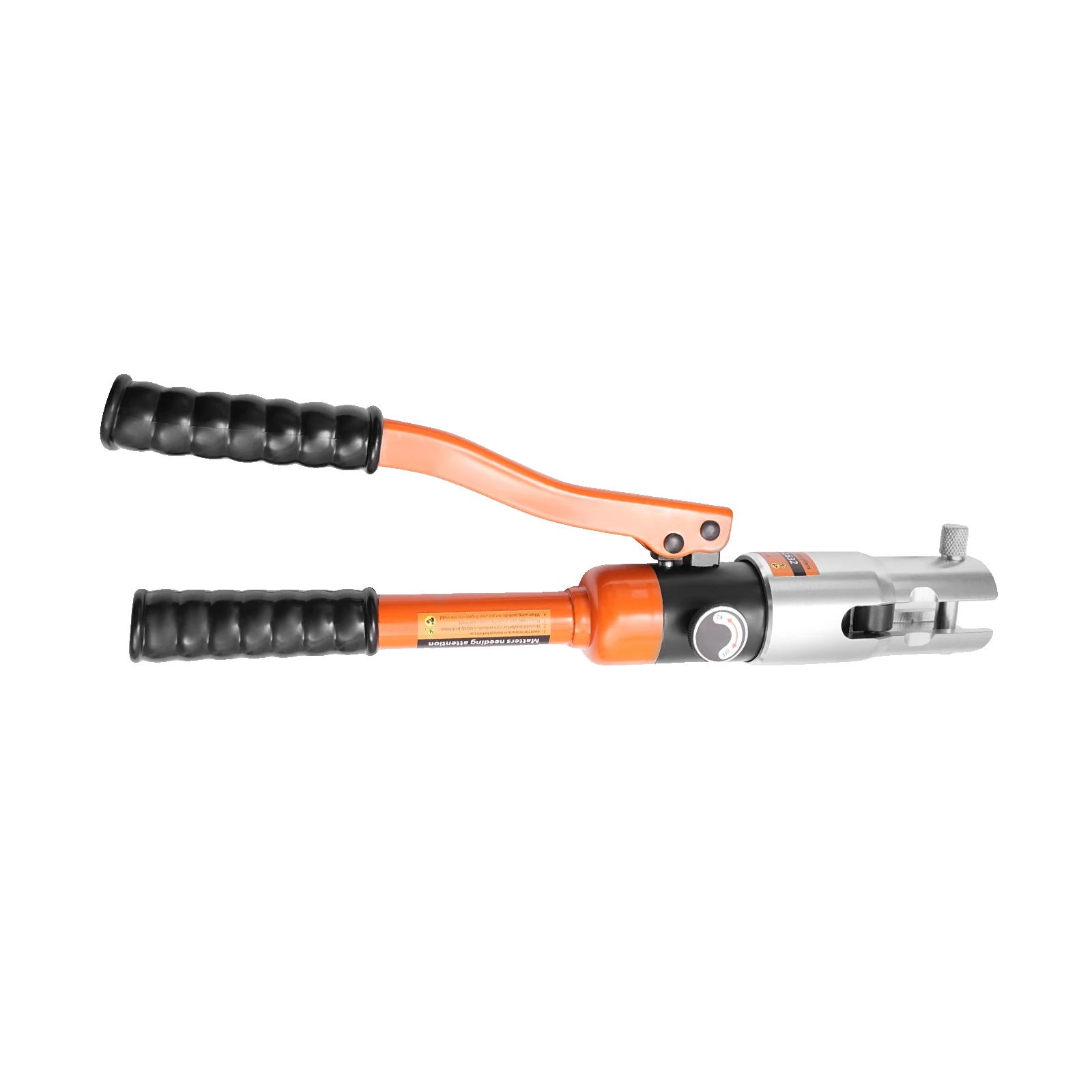 Crimpzange, Hydraulikmechanismus, Austauschbare Matrizen, Orange