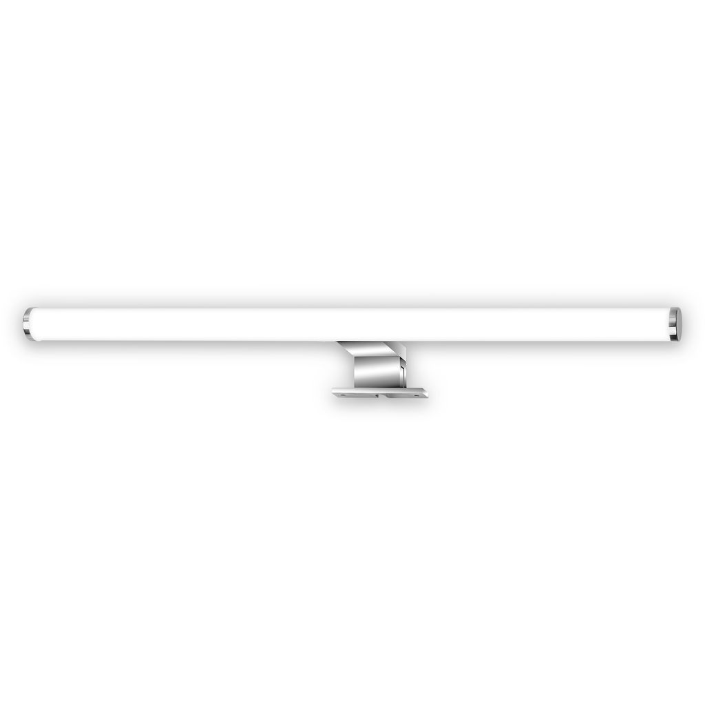 Briloner Led Spiegelleuchte Ip44 60x5x10 Cm 9w 1000lm 4000k Neutralweiß Klemmbar Chrom - Badleuchte Badezimmer Wandlampe