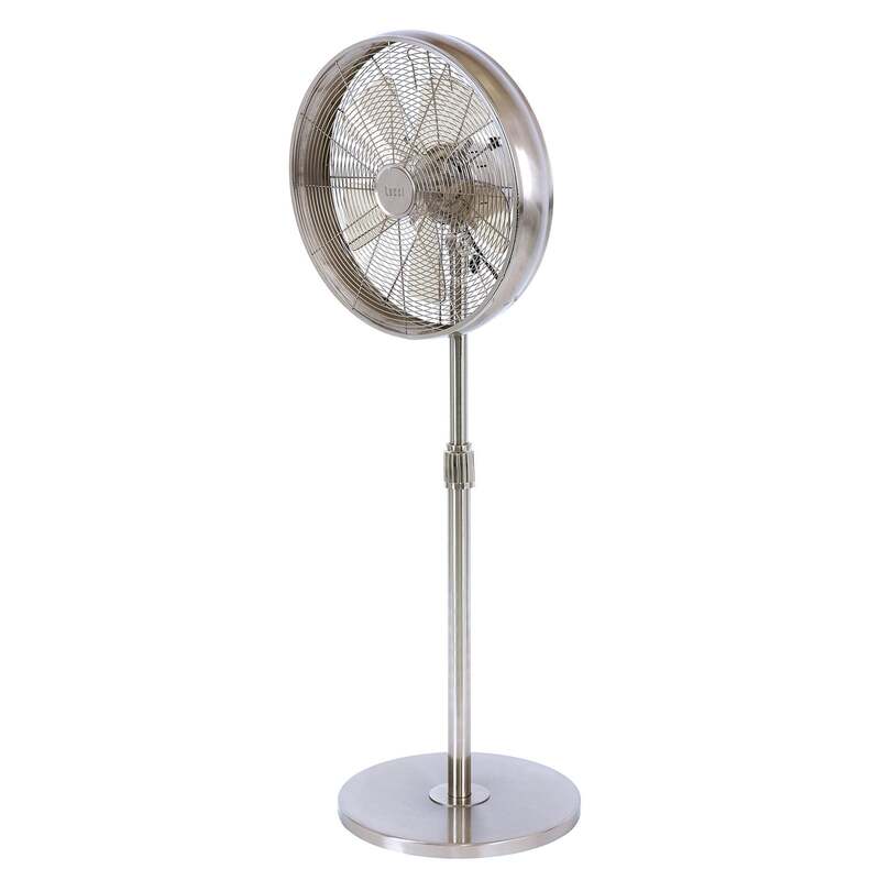 [gebraucht] B-ware Beacon Standventilator Breeze Leise Fuß Rund Chromfarben 122cm Höhenverstellbar
