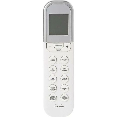 Cyslmuk – Midea Rg36f Klimaanlagen-fernbedienung – Kompatibel Mit Rg36f2/rg36f4 – Betrieb Mit 2 Aaa-batterien – Ergonomisches Design Und Geringer Stromverbrauch