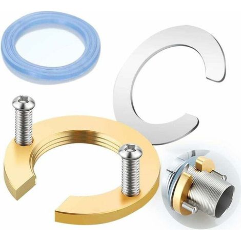 Lntyq Armaturen-befestigungsset, Armaturenzubehör, Armaturen-installationswerkzeug, Perfekt Aufeinander Abgestimmte Armatur Und Spüle (gold, 1 Stück)