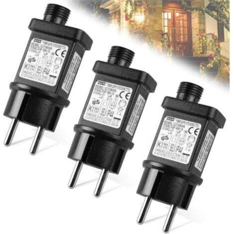 Cyslmuk – 31v 6w Ip44 Wasserdichter Led-transformator – 8 Beleuchtungsmodi – Timer- Und Speicherfunktion – Für Weihnachtsbeleuchtung Und Lichterketten