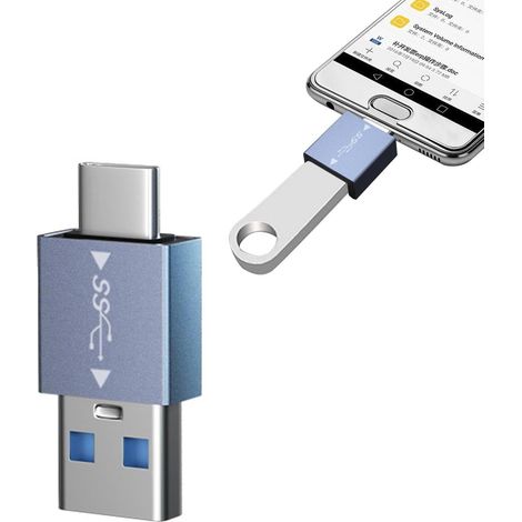 Universal-usb-adapter Usb-stecker Auf Usb-buchse Kompakt Und Tragbar Kompatibel Mit Tablets, Spielekonsolen Und Laptops Für Büro Und Haushalt
